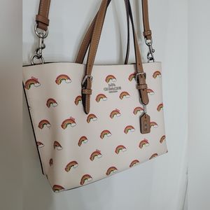 Coach rainbow pride bag